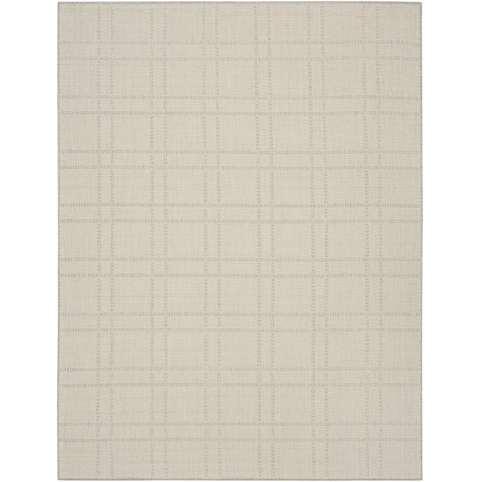 Nourison Home Horizon Indoor/Outdoor Grey HOZ04 8ft. x 10ft. Rect. Rug