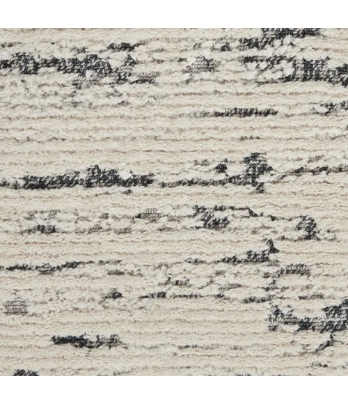 Nourison Zermatt Ivory Blue ZER03 7ft.10in. x 9ft.10in. Rect. Rug