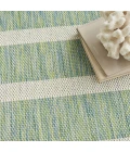 Nourison Positano Blue Green Ivory POS03 12ft. x 15ft. Rect. Rug