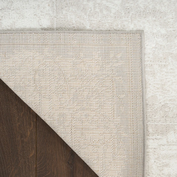 Nourison Dekor Light Grey DEK09 7 ft. 10 in. x 9 ft. 10 in. Rect. Rug
