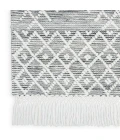Nicole Curtis Machine Washable Series 3 Area Rug SR302 Black 5' x 8'