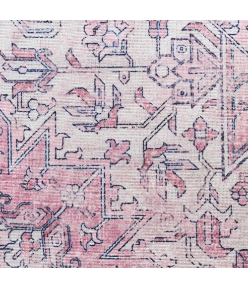 Nourison Nourison Washables Pink NWB15 8 ft. X 10 ft. Rect. Rug