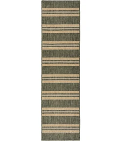 Nourison Home Horizon Indoor/Outdoor Green HOZ05 2ft.2in. x 8ft. Rect. Rug