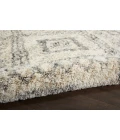 Nourison Oslo Shag Ivory/Grey OSL02 5 ft. X 8 ft. Rect. Rug