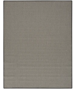 Nourison Home Courtyard COU01 Black White 9 ft. X 12 ft. Area Rug