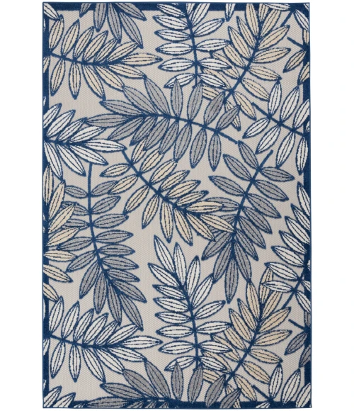 Nourison Aloha Area Rug ALH18-Ivory/Navy