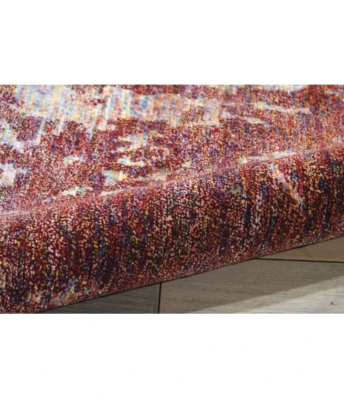 Nourison Home Silk Shadows Red SHA10 5ft.6in. x 7ft.5in. Rect. Rug