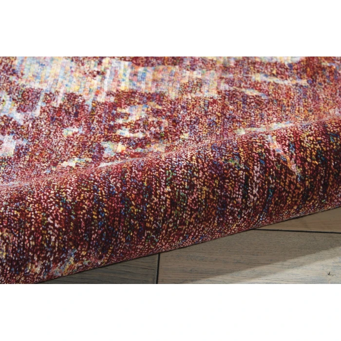 Nourison Home Silk Shadows Red SHA10 5ft.6in. x 7ft.5in. Rect. Rug