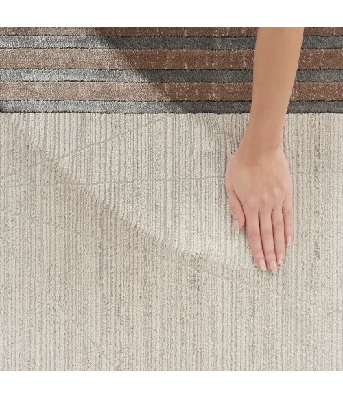 Nourison Desire Area Rug DSR01 Ivory/Silver