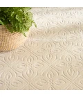 Nourison Washable Charm Ivory WCH03 6 ft. X 9 ft. Rect. Rug