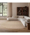 Nourison Positano Beige Ivory POS03 8ft. Round Rug