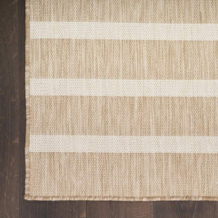 Nourison Positano Beige Ivory POS03 8ft. Square Rug