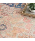 Nourison Vintage Washables Blue Coral VWS13 4 ft. X 6 ft. Rect. Rug