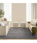 DKNY Pure Knots Grey KNT01 8 ft. X 10 ft. Rect. Rug