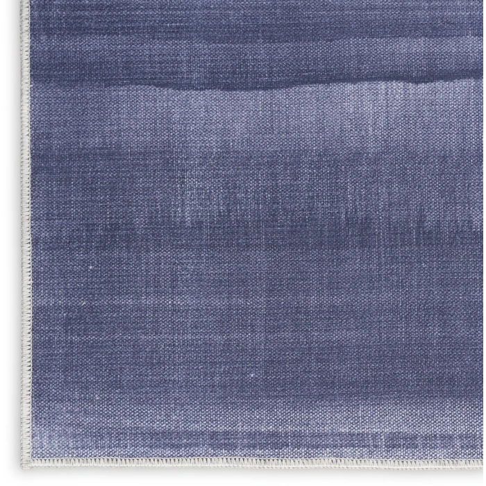 Nourison Launder Grey Blue LDR01 2ft.8in. x 4ft. Rect. Rug