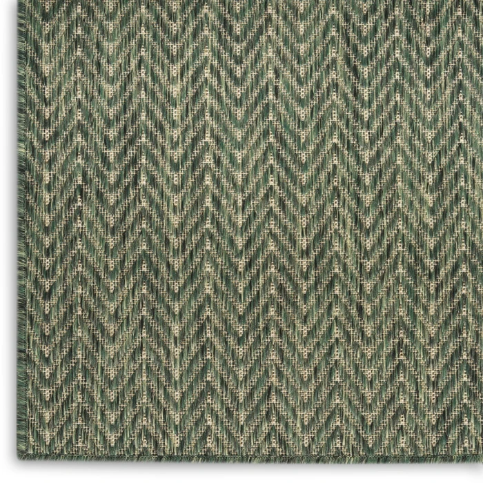 Nourison Home Horizon Indoor/Outdoor Green HOZ02 2ft. x 3ft. Rect. Rug