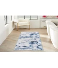 Inspire Me! Home Décor Daydream Ivory Blue DDR01 2 ft. 2 in. X 7 ft. 6 in. Rectangle Rug