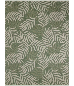 Nourison Home Garden Oasis GOA01 Green Ivory 10 ft. X 14 ft. Area Rug