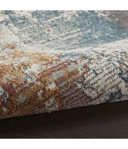 Nourison Home Tangra Grey TNR06 4ft. x 6ft. Rect. Rug