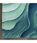 Nourison Prismatic Silver Green PRS42 4 ft. X 6 ft. Rect. Rug