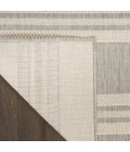 Nourison Home Horizon Indoor/Outdoor Grey HOZ05 2ft.2in. x 8ft. Rect. Rug