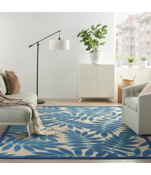 Nourison Aloha Area Rug ALH18-Navy