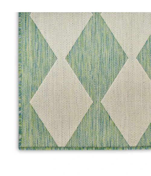 Nourison Positano Blue Green POS04 7 ft. X 10 ft. Rect. Rug