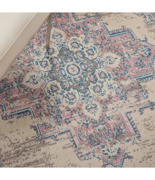 Nourison Grafix Area Rug GRF14-Ivory/Pink