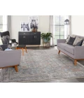 Nourison Starry Nights Area Rug STN09 Grey/Navy 9'10" x 12'6"