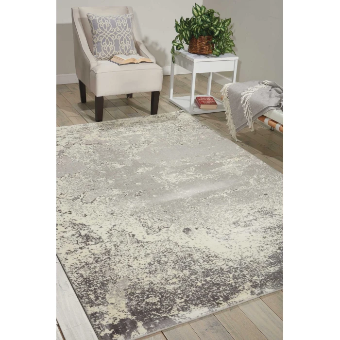 Nourison Twilight Bone TWI06 9ft.9in. x 13ft.9in. Rect. Rug