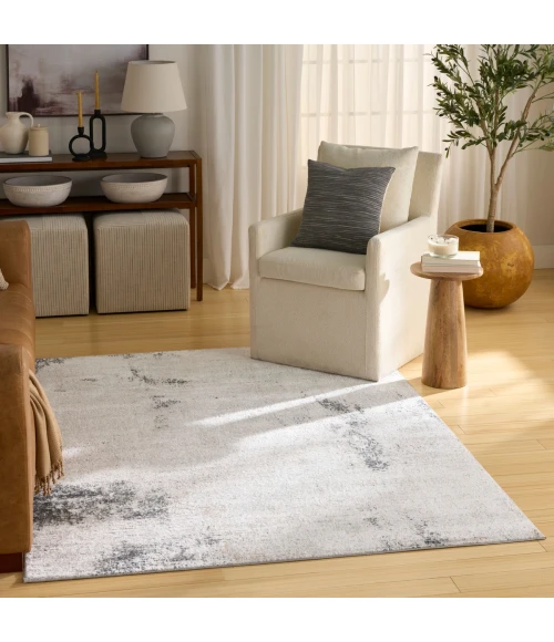 Nourison Dekor Grey Charcoal DEK07 5 ft. 3 in. X 7 ft. Rect. Rug