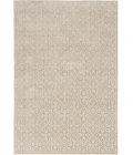 Nourison Washable Charm Silver Ivory WCH03 6 ft. X 9 ft. Rect. Rug