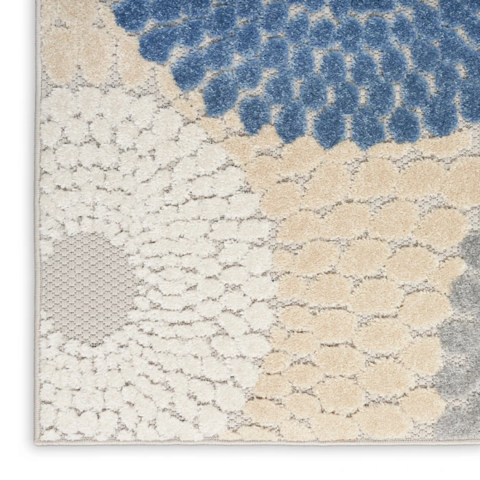Nourison Aloha Area Rug ALH29 Blue/Grey