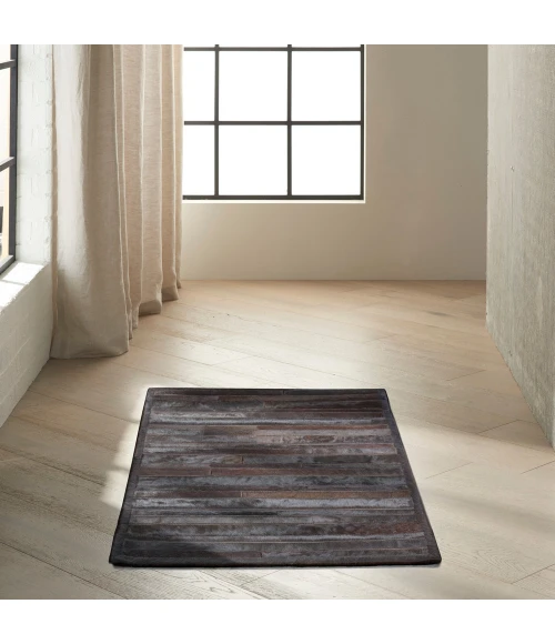 Calvin Klein Home Prairie Area Rug PRA1 Black