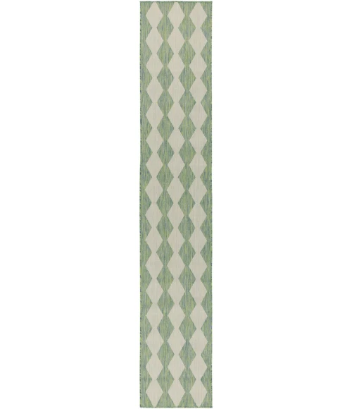 Nourison Positano Blue Green POS04 2 ft. X 6 ft. Rect. Rug