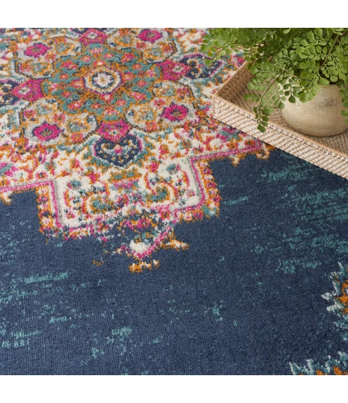 Nourison Passion Area Rug PSN03 Navy