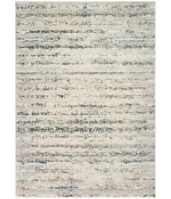 Calvin Klein CK073 Compass CMP01 Ivory Multicolor 5 ft. 3 in. X 7 ft. 3 in. Area Rug