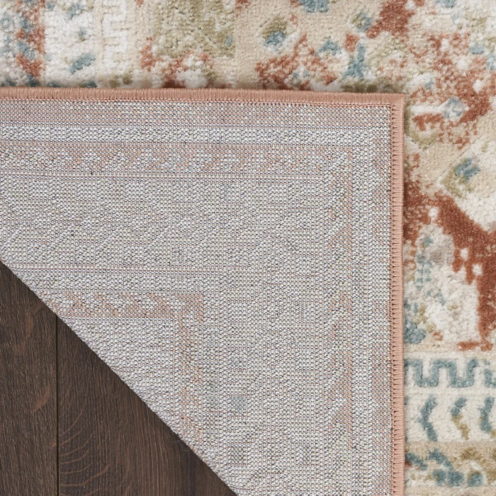Nourison Thalia Rust Multicolor THL04 2ft.2in. x 10ft. Rect. Rug
