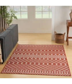 Nourison Home Positano POS02 Terracotta 4 ft. X 6 ft. Area Rug