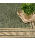 Nourison Horizon Indoor/Outdoor Green HOZ03 4 ft. X 6 ft. Rect. Rug