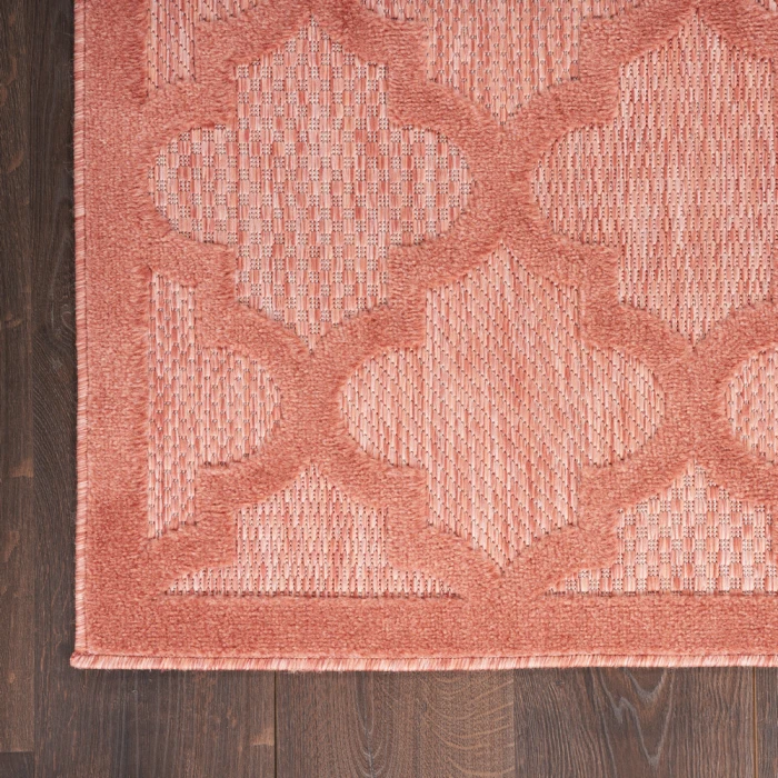Nourison Easy Care Area Rug NES01 Coral/Orange