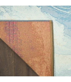 Nourison Home Color Splash Blue CSP05 5ft.3in. x 7ft.3in. Rect. Rug