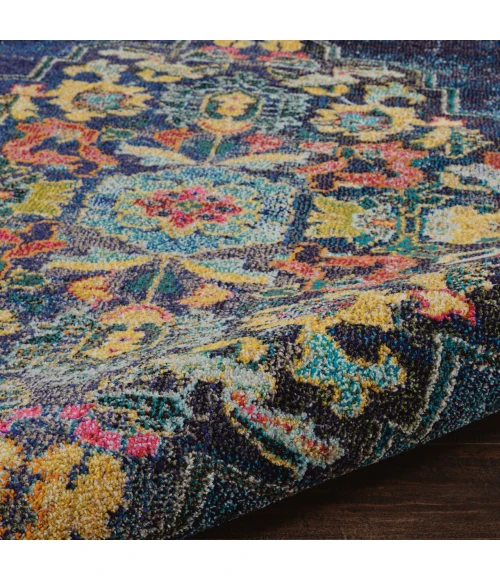 Nourison Home Passionate Blue PST01 7’10” x Round Round Rug