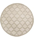 Nourison Easy Care Cream NES01 6 ft. X Round Rug