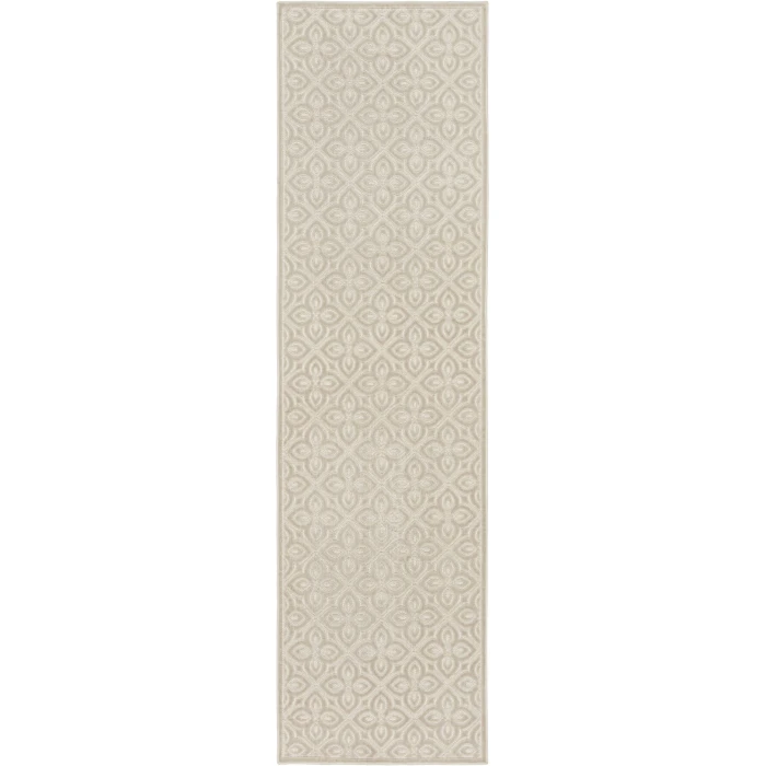 Nourison Home Washable Charm Grey WCH03 2ft.2in. x 10ft. Rect. Rug