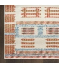 Nourison Nordic Ivory Rust NRC16 8 ft. X 10 ft. Rect. Rug