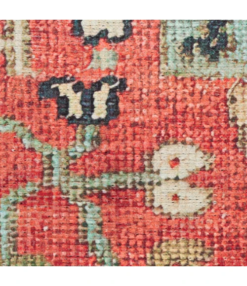 Nourison Vintage Washables Rust Multicolor VWS12 2 ft. X 6 ft. Rect. Rug