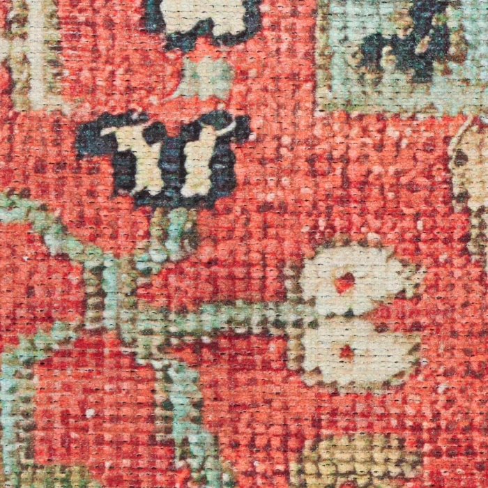 Nourison Vintage Washables Rust Multicolor VWS12 2 ft. X 6 ft. Rect. Rug