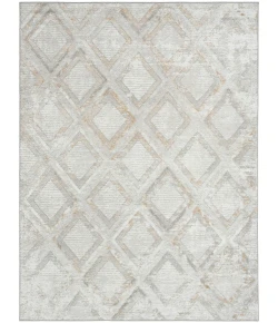 Nourison Home Dekor DEK05 Grey 4 ft. X 6 ft. Area Rug