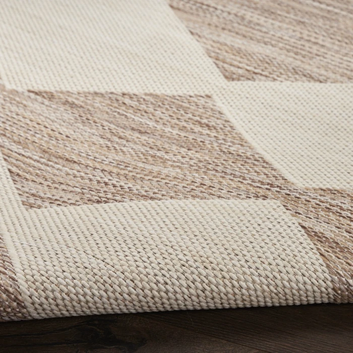 Nourison Positano Beige POS04 2ft.2in. x 12ft. Rect. Rug